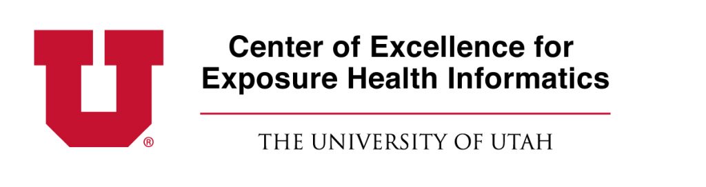 Logo for the Center of Excellence for Exposure Health Informatics